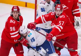 Волевую победу над «Барысом» одержал на своем льду «Спартак»